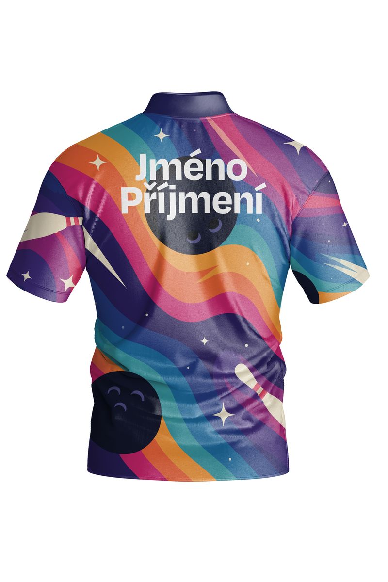 Bowling jersey design Space - back