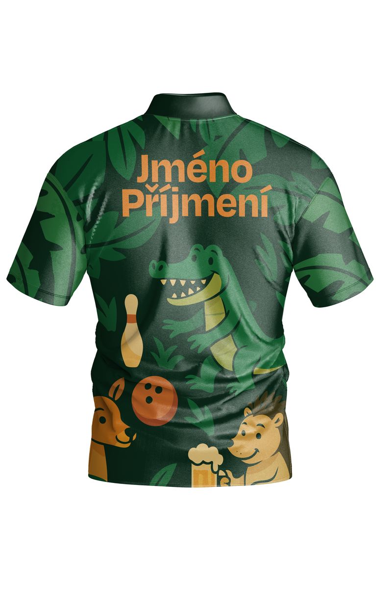 Bowling jersey design Zoo - back