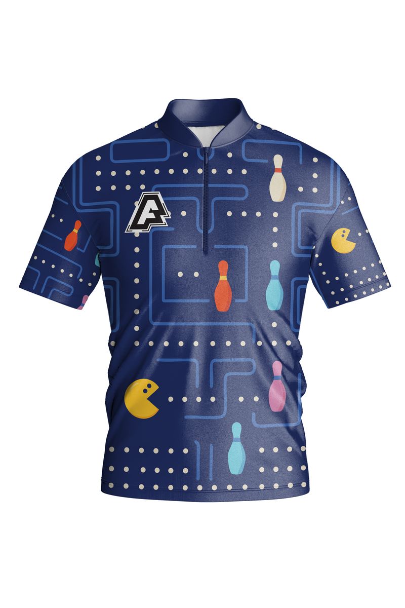 Bowling jersey design Pacman - front