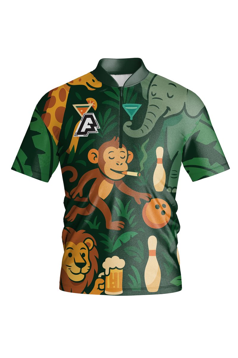 Bowling jersey design Zoo - front